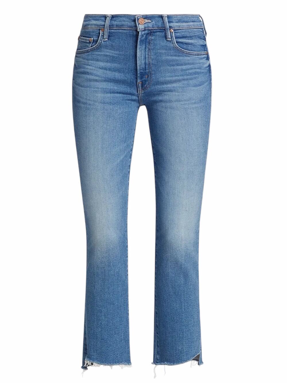 Mother The Insider Crop Jeans Step Fray Hem Limited Edition Wash Size 26